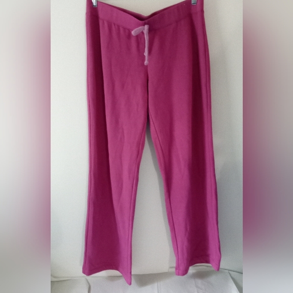 PajamaGram Mauve Fleeced Drawstring Pants - Size: Large -NWOT - Picture 4 of 6